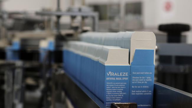 Melbourne-based biotech Starpharma is ramping up manufacturing of its Viraleze nasal spray - which it says studies have shown is 99.99 per cent effective against COVID-19 - in anticipation of receiving approval from European regulators.