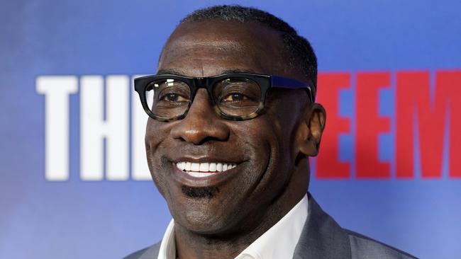 FILE - Former NFL football player and sports analyst Shannon Sharpe poses at a special screening of the Netflix documentary film 