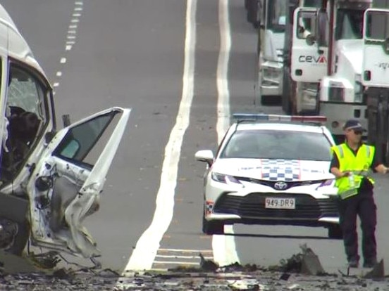 Two men have been killed in a two-car crash on a major Queensland highway, which also seriously injured a young child. The two men, aged in their 40s and 50s, were driving in separate cars when they crashed head-on on the Bruce Hwy at Owanyilla on the Fraser Coast. A Queensland Ambulance Service spokesperson said the men were both treated by paramedics for life-threatening injuries Picture 7News