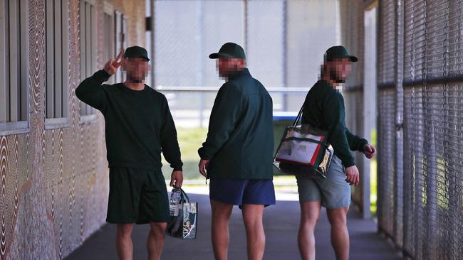 Inmates inside Macquarie Correctional Centre. Picture: Sam Ruttyn