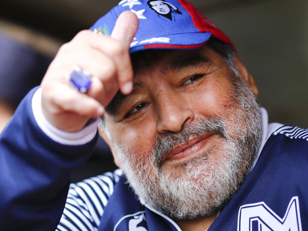 Diego Maradona has died aged 60 from a heart attack. Picture: Marcos Brindicci/Getty Images