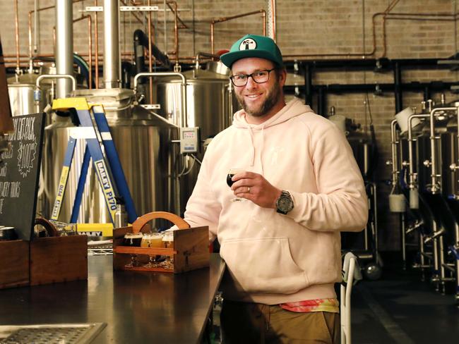 Andrew Fineran is the co-owner of Batch Brewing Co in Marrickville. Picture: AAP/Jennifer Soo