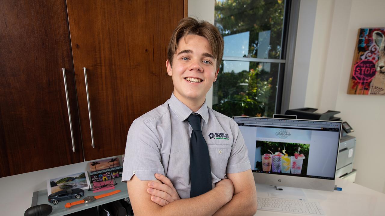 Sam is a 15-year-old high school student who just got $1 million richer over the weekend. Picture: Dan Peled/Supplied