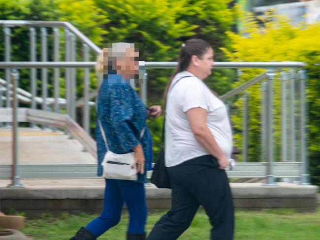 Kylie Ann Shapland, 33, leaves Kingaroy Magistrates Court, November 29, 2021. Picture: Dominic Elsome