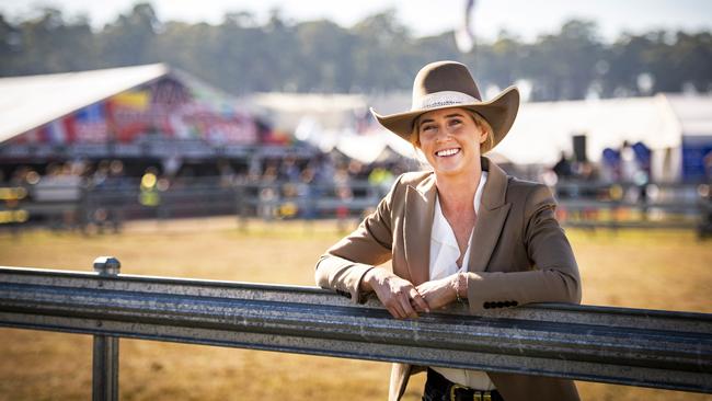 Catie Loane, overseer of young cattle judges at Agfest Tasmania 2021. Picture: Rob Burnett