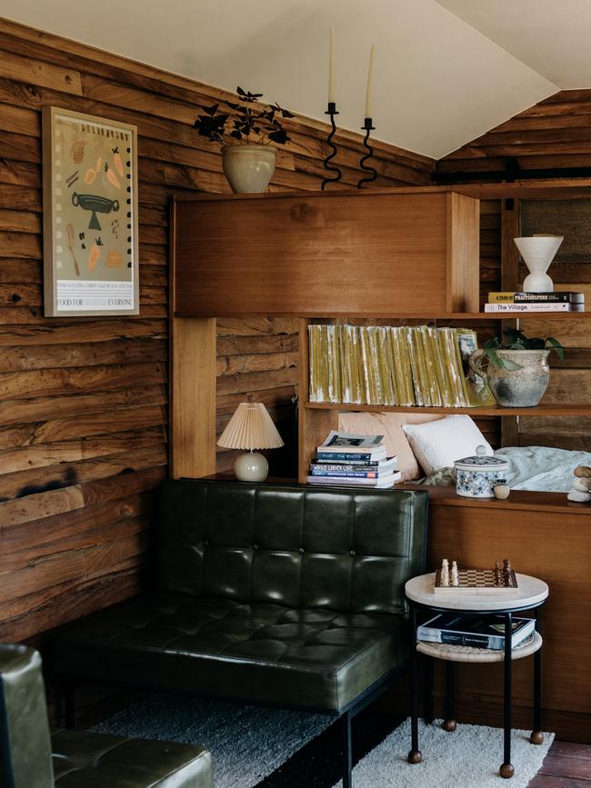 The tiny home living space. Picture: Robert Lang