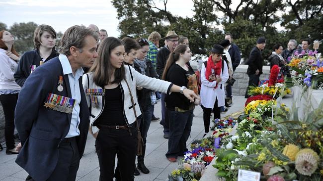 The 2014 ANZAC Day Dawn Service at Kings Park in Perth is attended by around 40,000 people.