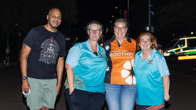 Marie-Clare Boothby with Athletics NT as a record breaking number of runners took part in the 2025 edition of the annual NT City2Surf, Sunday, June 1. Picture: Pema Tamang Pakhrin