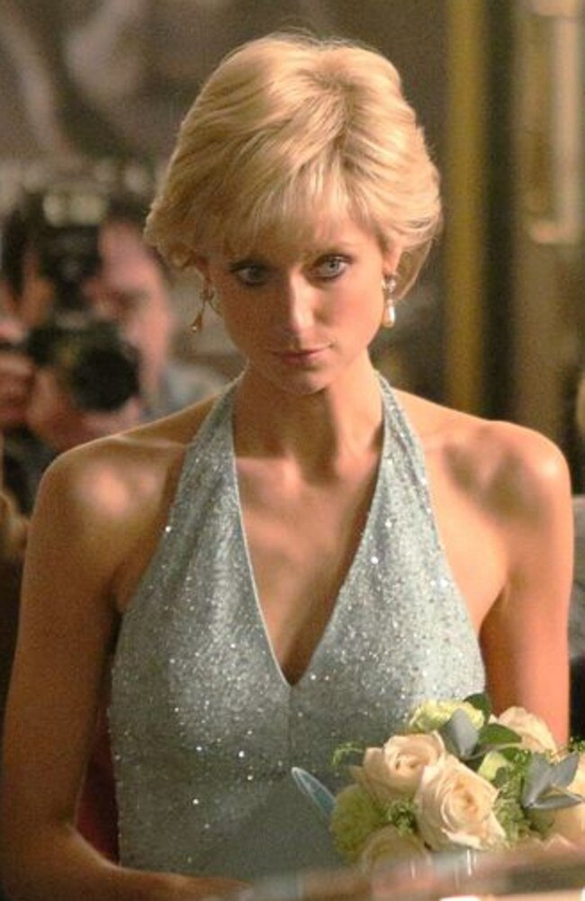 Aussie actress Elizabeth Debicki as Princess Diana in The Crown, season five. Picture: Netflix