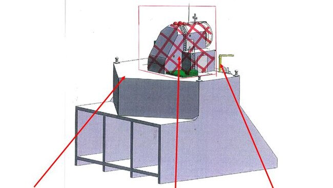 Under the plan to fix the problem, the top section of the wave generator will be removed.