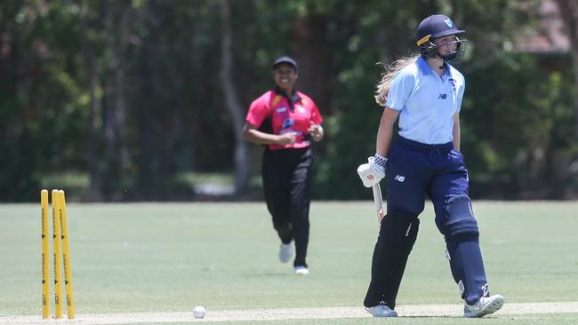 Underage 19 Female Championships; Various Matches played at Nudgee College Cricket Ovals 14.12.23 Pics by Stephen Archer