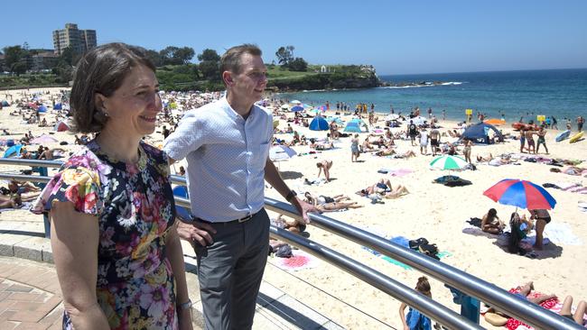 NSW Premier Gladys Berejiklian and Coogee state Liberal MP Bruce Notley-Smith