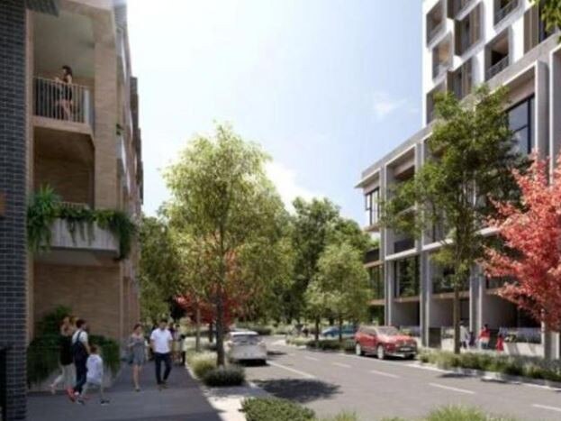 Artist impressions from Camden Council's Leppington masterplan.