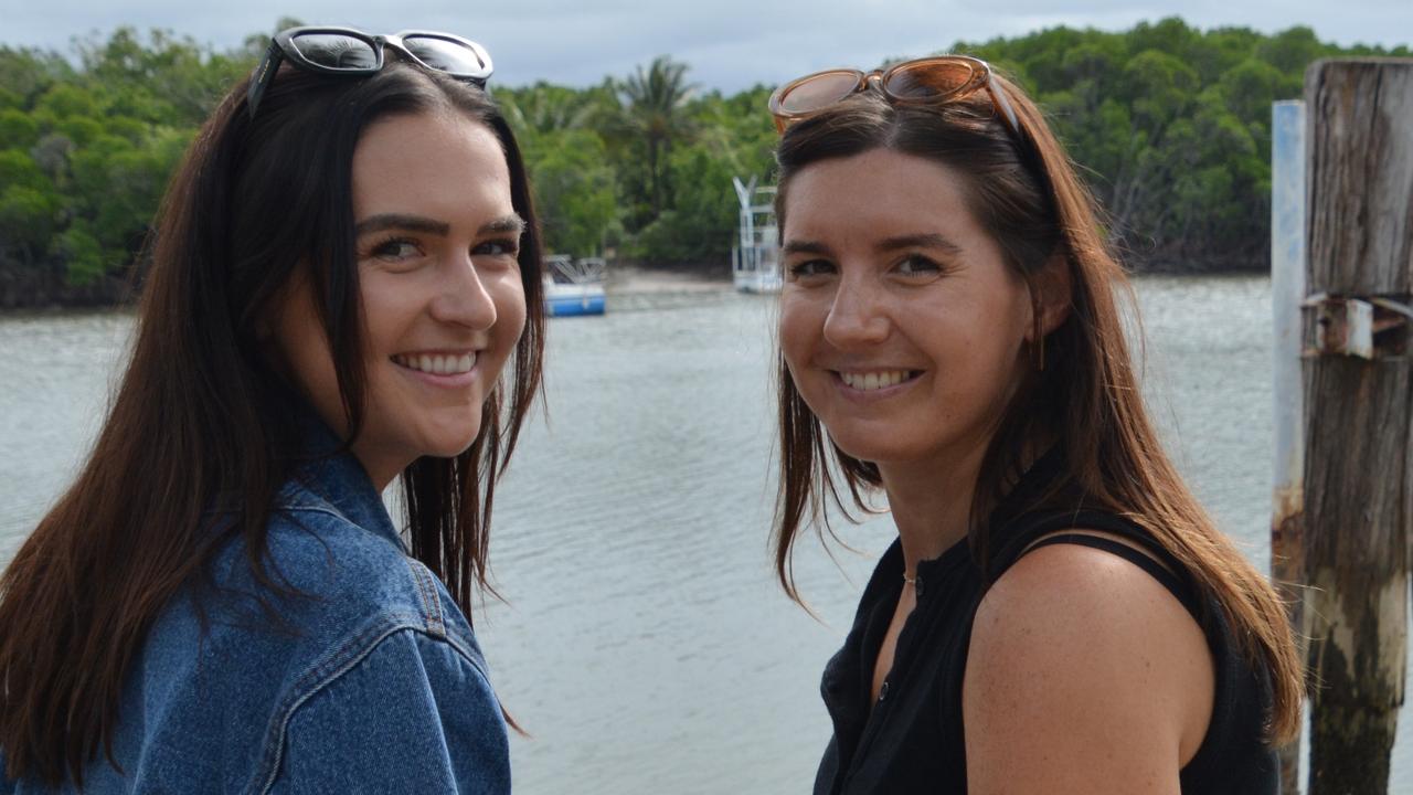 Ann Collins and Leah Twomey at Savour TNQ at Port Douglas Carnivale on May 25. PIcture: Bronwyn Farr