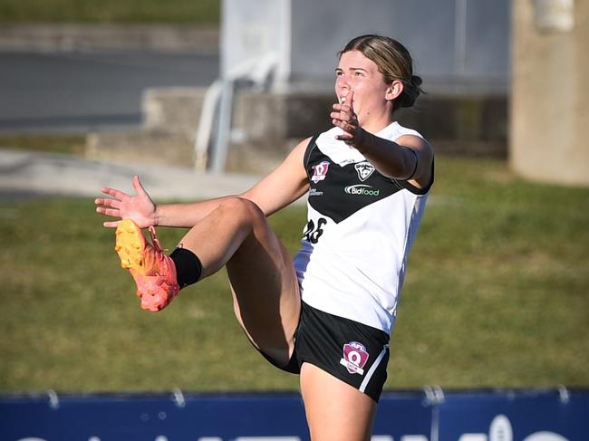 Southport QAFLW player Maddy Baldwin. Picture: Highflyer Images.