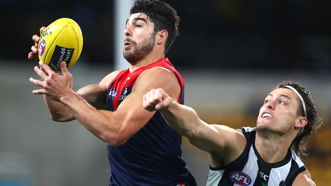 Can the Pies pull off an upset against the Demons? Picture: AFL Photos/Getty Images