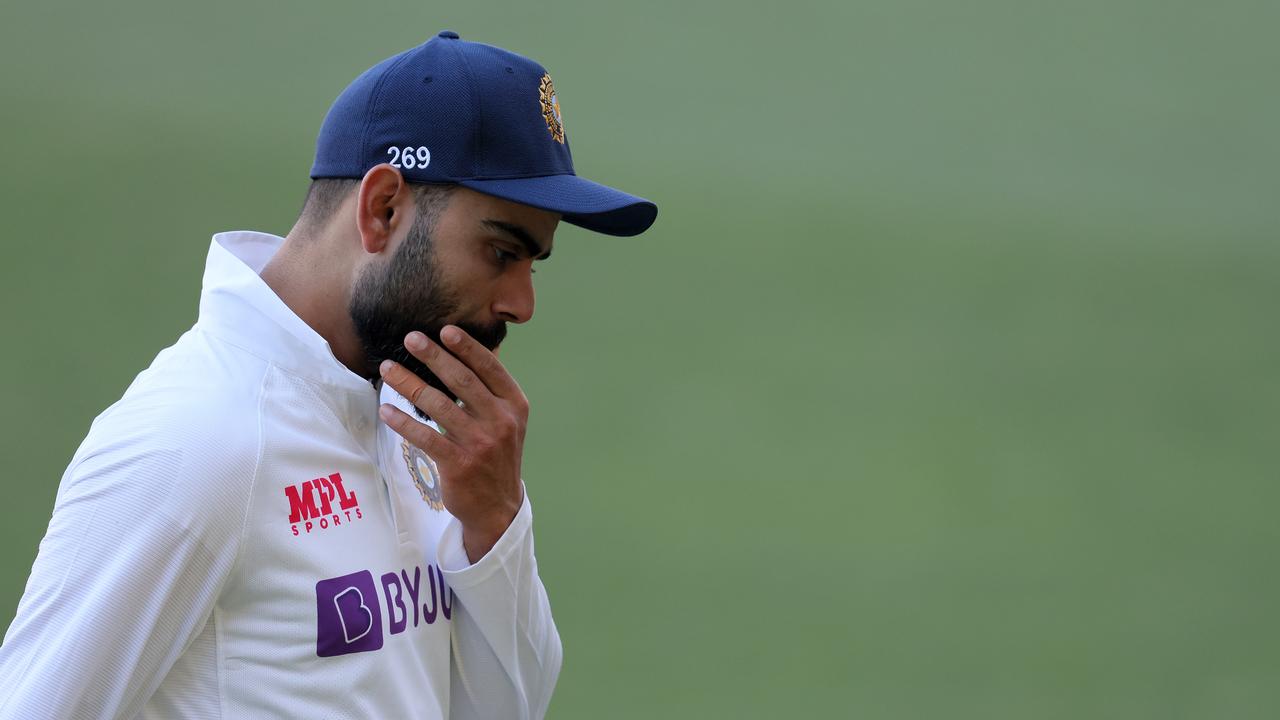 Virat Kohli's series is over. (Photo by Daniel Kalisz/Getty Images)