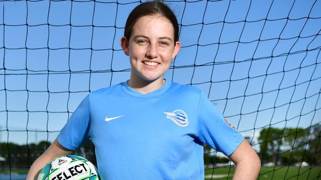 Sunshine Coast Fire and Kawana Waters State College star, Abbie Lutton. Picture: Patrick Woods.