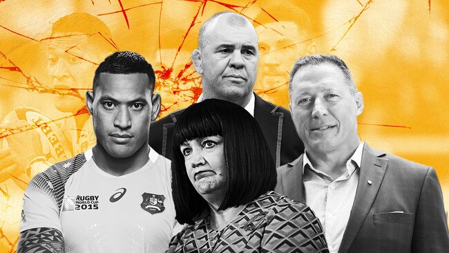 Israel Folau, Raelene Castle, Michael Cheika and Phil Kearns feature in Episode 5 of The Breakdown. In our app, swipe to Podcasts to listen now.