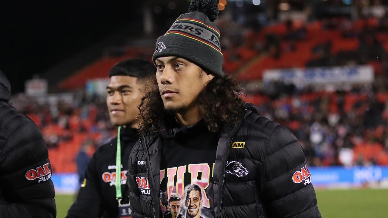 Jarome Luai has joined several NRL players in volunteering with the NSW Police’s Youth Anti-Violence Program. Picture: Matt King/Getty Images