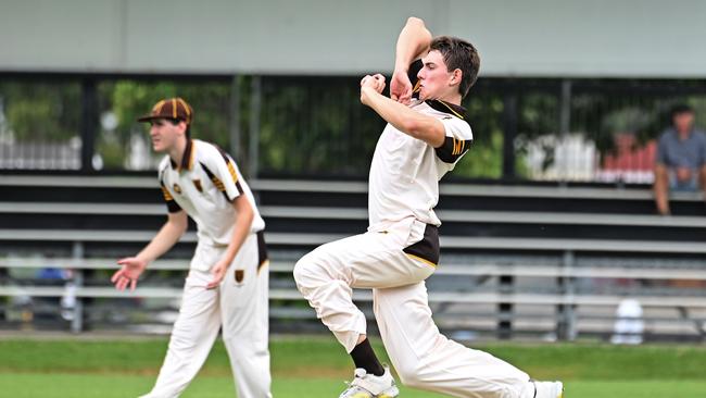 Padua’s Cameron Plackett as a AIC First XI cricketer last season - footy has him this season. Picture, John Gass