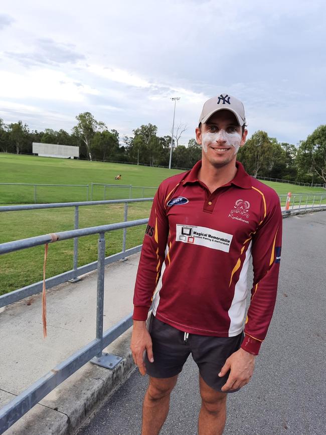 Centrals batsman Caleb Risson led his team's fightback with a century in the first division cricket grand final. Picture: David Lems