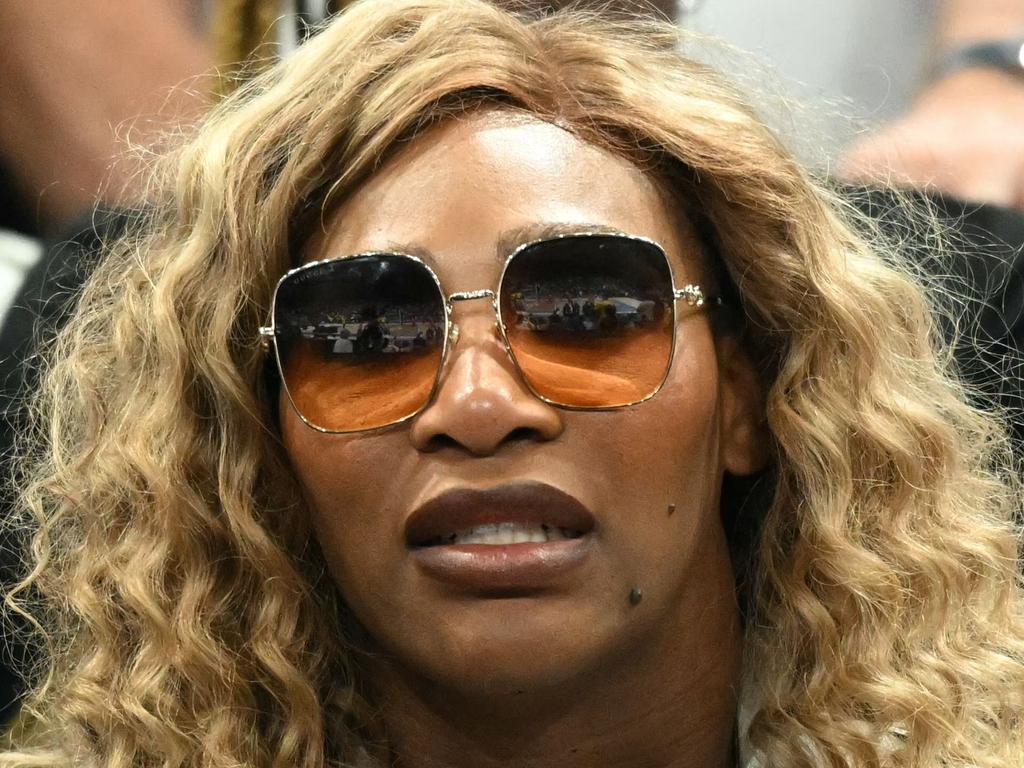 Serena Williams attends the volleyball men's quarter-final match between USA and Brazil during the Paris 2024 Olympic Games at the South Paris Arena 1. Picture: AFP