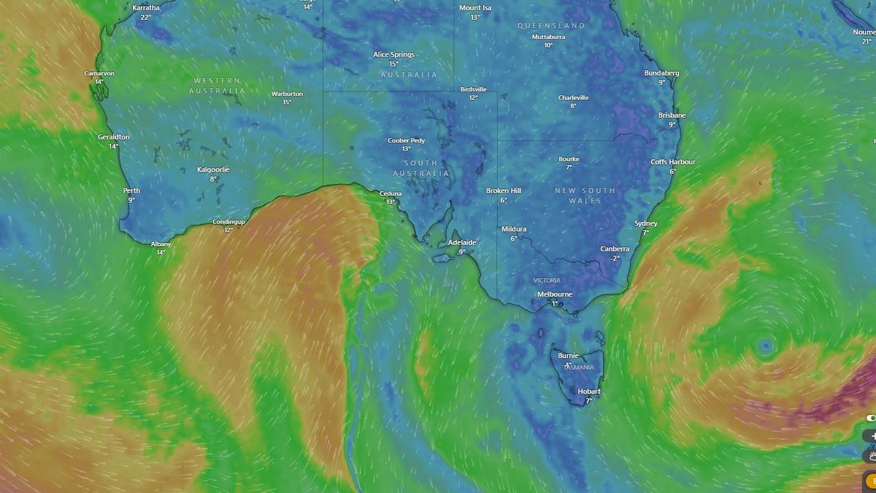 Temperatures plunged to freezing levels on Wednesday morning.