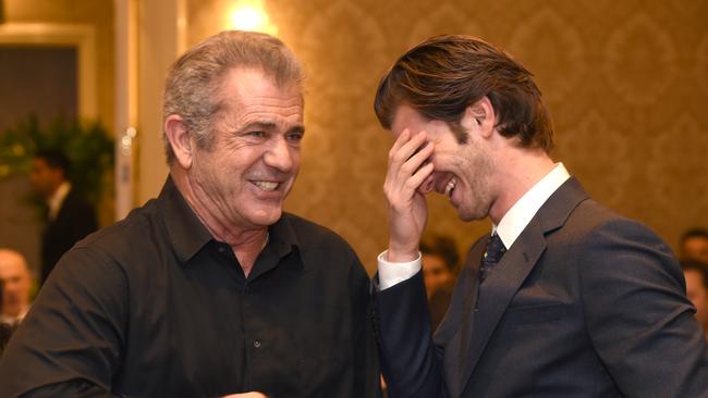 Mel Gibson and Andrew Garfield attend the 17th annual AFI Awards.