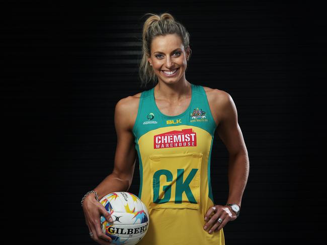 Laura Geitz starred in the ANZ Championships and for Australia in the Netball World Cup final. Picture: Phil Hillyard