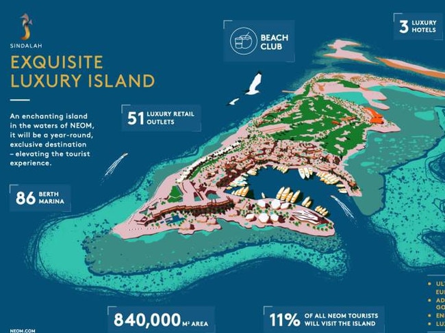 The grand plans for the islandCredit: NEOM