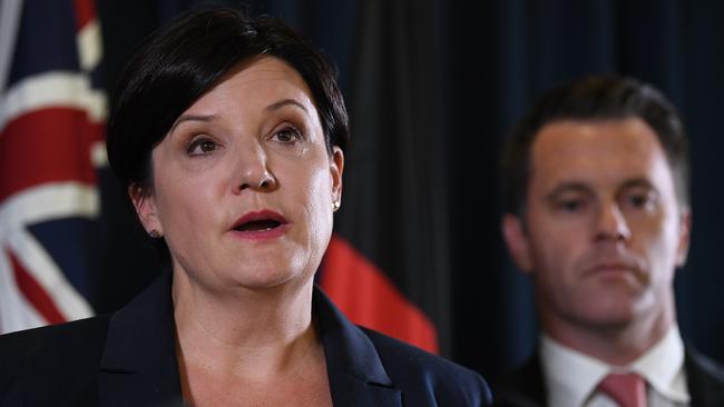 NSW Labor leader Chris Minns urged Strathfield MP Jodi McKay her to reconsider her decision given the “precarious nature of the Covid recovery”. Picture: AAP