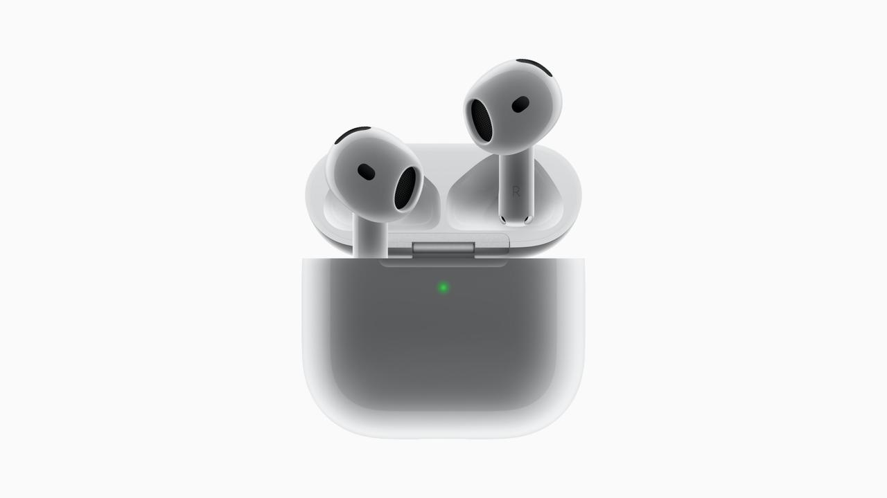 A version of Apple’s ubiquitous wireless earphones could be used as hearing aids in Australia in 2025. Picture: Supplied