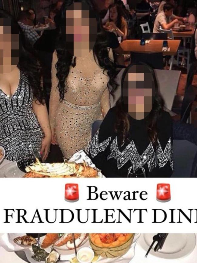 The defamation lawsuit centres on social media posts by Cabramatta restaurant Silver Pearl which claimed the social media influencers tried to avoid paying for their meals by claiming they suffered from food poisoning. Picture: Instagram