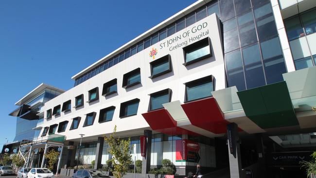 St John of God Hospital in Geelong. Picture: Glenn Ferguson