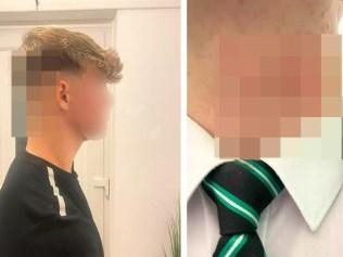 Liam's family said the haircut helped keep his head cool and avoided his eczema from flaring up, while the school said they wouldn't be changing their policy. Image: SWNS