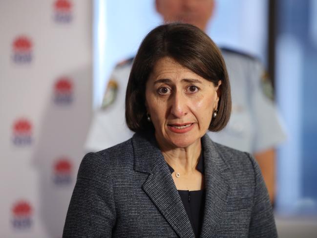 SYDNEY, AUSTRALIA - NewsWire Photos June 18, 2021: NSW Premier, Gladys Berejiklian held a press conference in Sydney today, to give an update on the the current Covid-19 situation. Picture: NCA NewsWire / David Swift