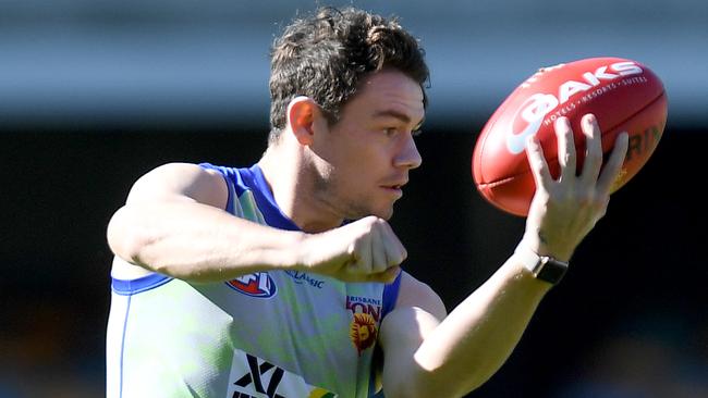 They don’t come more durable than Lion Lachie Neale. Picture: Bradley Kanaris/Getty Images