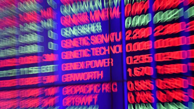 SYDNEY, AUSTRALIA - NCA NewsWire Photos AUGUST, 12, 2020: Digital market boards are seen at the Australian Stock Exchange (ASX) in Sydney. Picture: NCA NewsWire/Bianca De Marchi