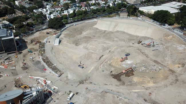 The old stadium was demolished in 2019. Picture: Jonathan Ng