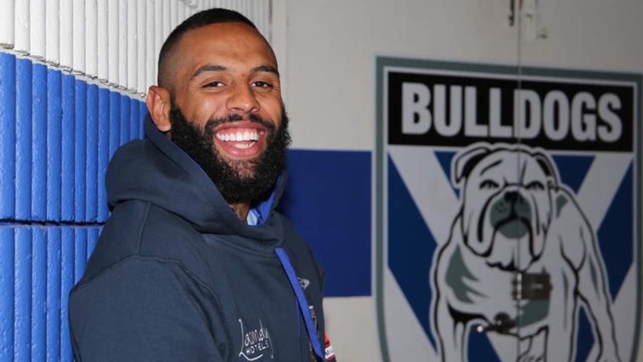 Josh Addo-Carr is among a host of new faces at the Bulldogs in 2022. Picture: Bullodgs Digital