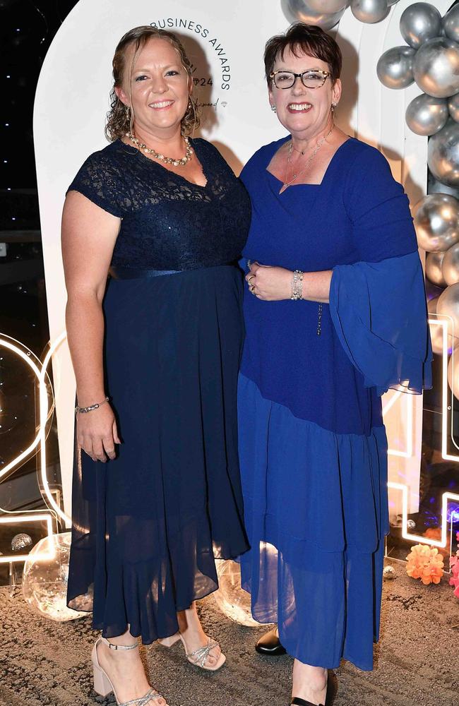 Courtney Bowers and Donagh Archer at Gympie Women Business Awards. Picture: Patrick Woods.