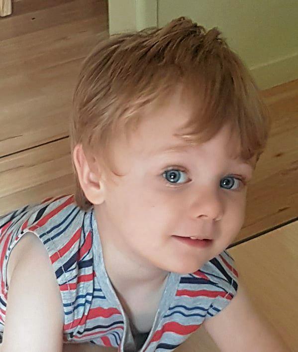 Rhonda's first grandchild Leo James is two. Picture: contributed