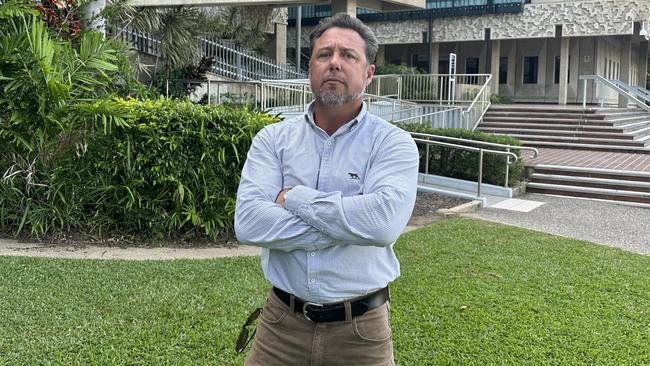 Hinchinbrook MP and KAP Deputy Leader Nick Dametto outside the Townsville court complex. Picture: Supplied