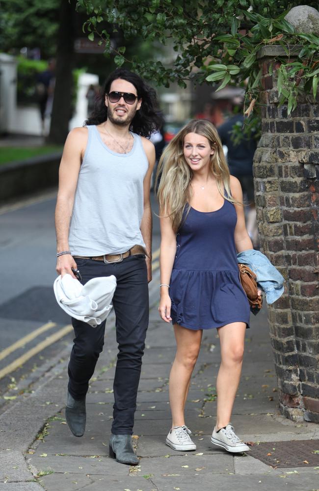 Russell Brand expecting second child with wife Laura Gallacher