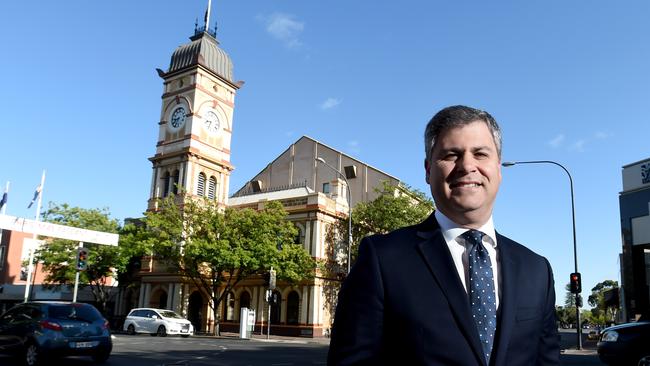 Norwood, Payneham &amp; St Peters Mayor Robert Bria said Cr Scott Sims’ comments were “as serious as it gets”. Photo: AAP/Sam Wundke.