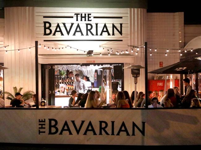 The Bavarian in Manly can accommodate about 450 customers. Picture: Damian Shaw