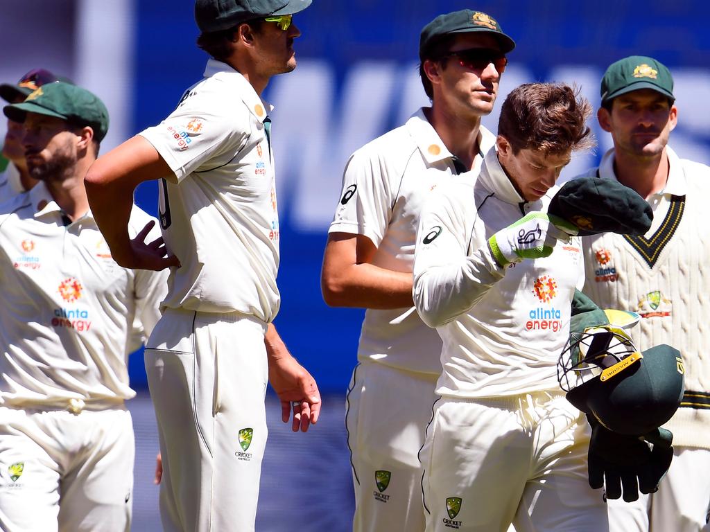 The Aussies were comprehensively thumped in Melbourne.