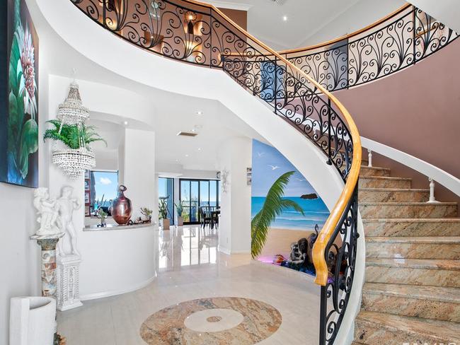 It featured a bespoke spiral staircase and unbelievable views.