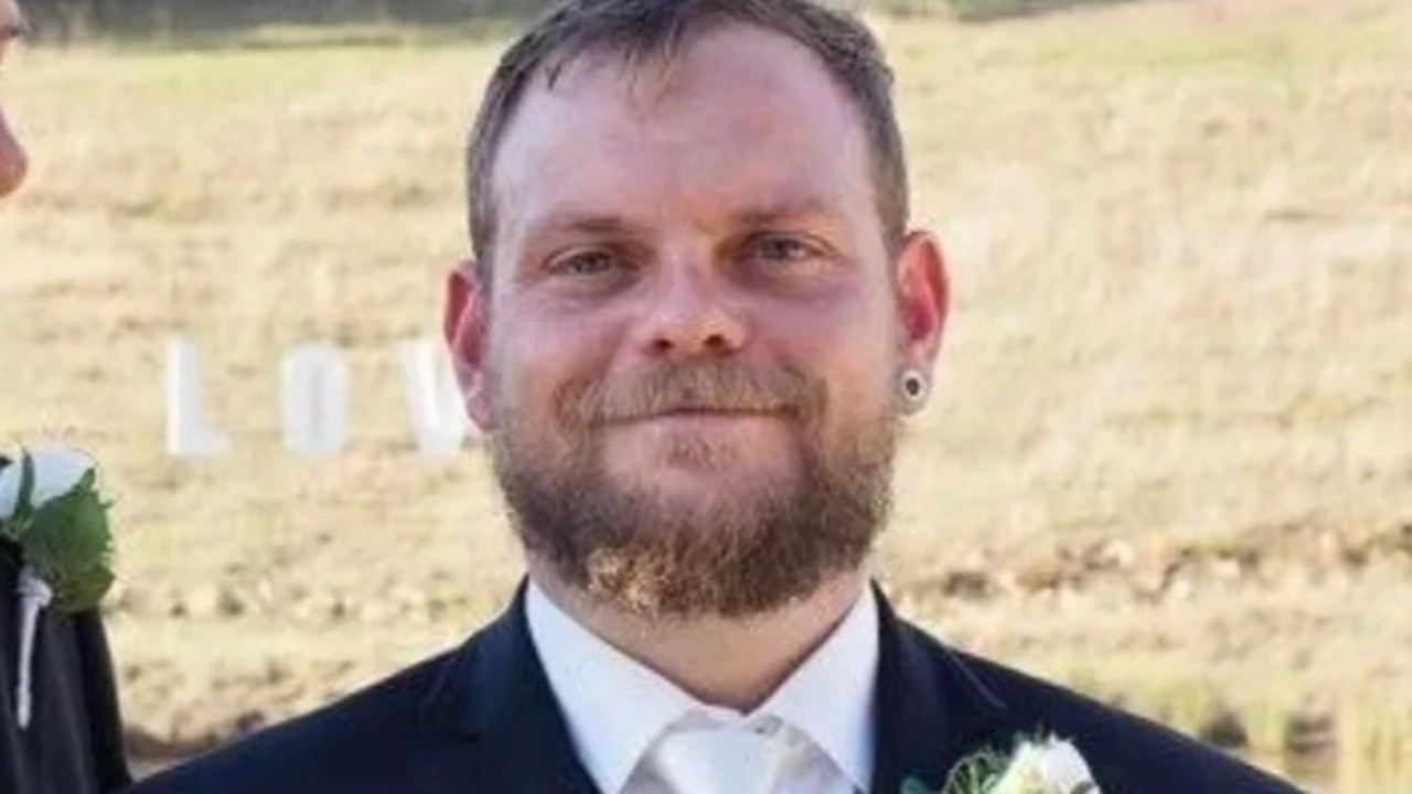 Zac Wells, 35, was partially crushed by a road roller in Roma on December 11, 2021. The workplace injury will being investigated by WorkSafety Queensland.